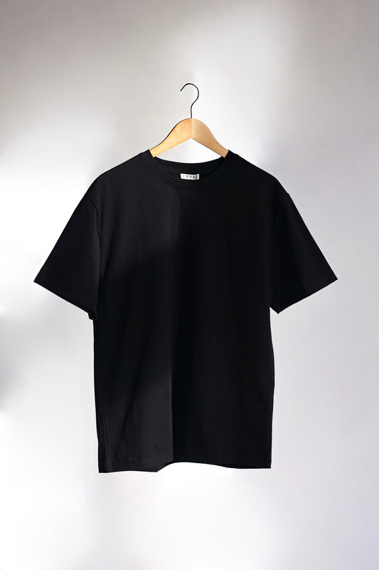 Soft Black Relaxed Fit Tee