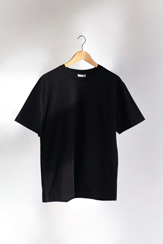 Soft Black Refined Fit Tee